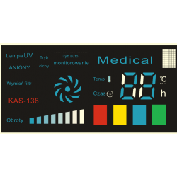 2KAS-138 Oczyszczacz powietrza , wyrób medyczny - chroni przed wirusami