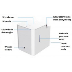 2Generator wodoru 300 mL/min   KAS-8300 99,9999 % czystości wodoru