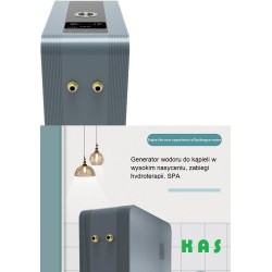 2Generator wodorowej kąpieli wodnej H2, urządzenie do hydroterapii spa do 2500 ppb KAS 9025