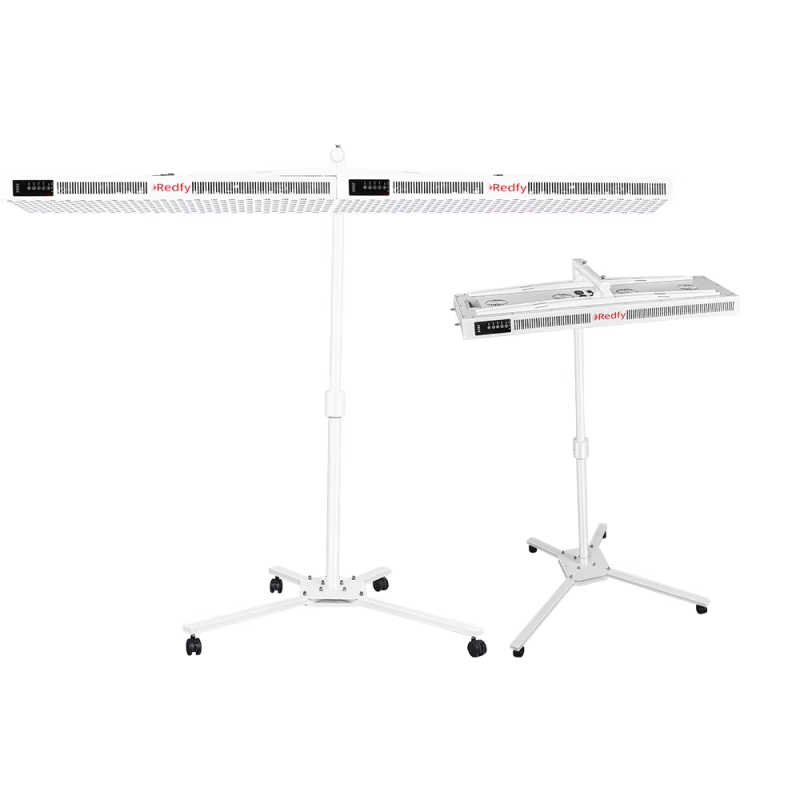 Stojak poziomy na dwie lampy.